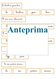 L’avverbio: riconoscere, comprendere, classificare - Materiale manipolativo Montessori, classi 3/5
