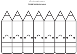 Poster decorativo - Matite