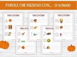 Quaderno dell'Alfabeto e Grafomotricità Autunnale (30 Pagine - Infanzia 5 anni, Cl. 1ª e BES/Sostegno) - Imparo le Lettere d'Autunno: 30 Schede di Grafomotricità, Tracciamento e Riconoscimento Lettere