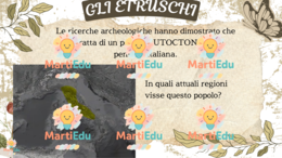 Presentazione Etruschi + attività cooperativa di gruppo