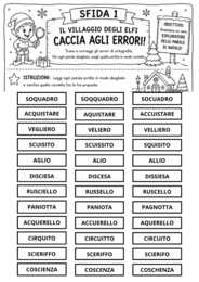 Quaderno classe terza italiano dicembre