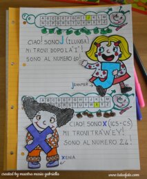 Le straniere ciarliere : y,j,k,w,x