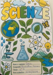 Quaderno completo di scienze classe quarta