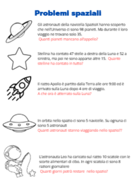 Problemi spaziali