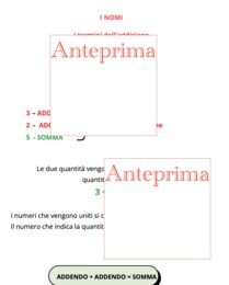 I TERMINI DELLE QUATTRO OPERAZIONI- Libretto + attività operativa concreta