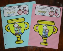 LE COPPE CAMPIONI per il papà; versione bambina e bambino