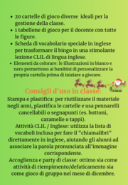 Christmas Bingo – Tombola di Natale in inglese per la Primaria (20 cartelle + tabellone + vocabolario)