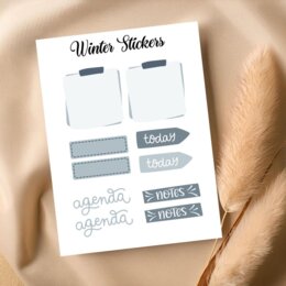 Stickers agenda inverno