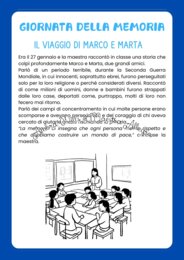 Racconti e Attività per il Giorno della Memoria