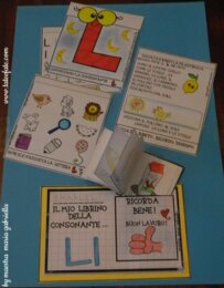 Librino flipbook della consonante L