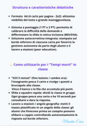SFIDA DI GEOGRAFIA ITALIA - 40 carte per la Scuola Primaria (Classe 5ª) - PDF stampabile con soluzioni e SOS tempi morti