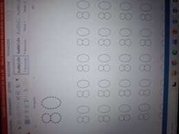 Pregrafismo tratteggio da 80 a 90