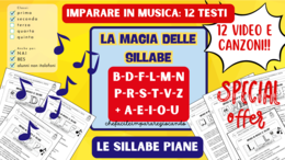 LE SILLABE - 12 CANZONI - TESTI - VIDEO - LA MAGIA DELLE SILLABE - ITALIANO E MUSICA