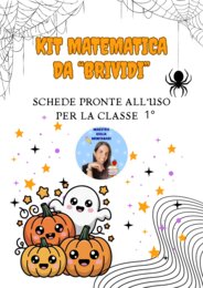 Kit matematica Halloween classe Prima