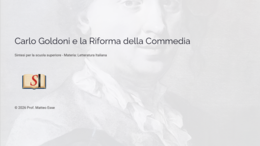 Carlo Goldoni e la Riforma del Teatro: Unità Didattica Completa (Slide + Test)