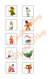 Vocabolario di Natale Illustrato, italiano L2