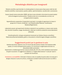 20 ESPERIMENTI SCIENTIFICI FACILI per la Scuola Primaria | Il Taccuino del Piccolo Scienziato (Classi 3ª e 4ª) [PDF Pratico B/N]