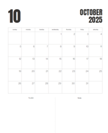 Agenda 16 mesi 2025/2026 BE YOURSELF