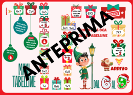 TABELLINE DI NATALE - IL GIOCO DELL'OCA