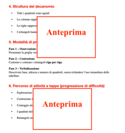 Decanomio: Tabelline geometriche visive e manipolative con griglie stampabili, carte attività e guida insegnanti