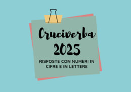 Cruciverba matematico 2025/classe quarta e quinta
