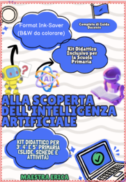 Kit Didattico Intelligenza Artificiale | Schede operative, attività unplugged e Pixel Art (Classi 3ª, 4ª, 5ª Primaria)