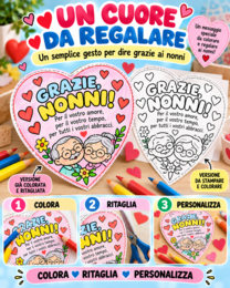 ❤️ KIT FESTA DEI NONNI – TANTE ATTIVITÀ E REGALI DA COSTRUIRE