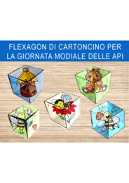 Flexagono di cartoncino per la Giornata Mondiale delle Api