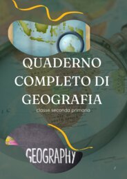 Quaderno completo di geografia classe seconda