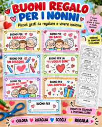 ❤️ KIT FESTA DEI NONNI – TANTE ATTIVITÀ E REGALI DA COSTRUIRE