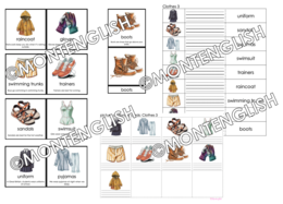Vocabulary Enrichment Set: Clothes SET 3