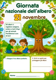 GIORNATA INTERNAZIONALE DELL' ALBERO