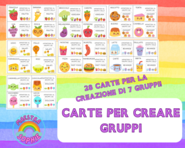CARTE PER CREARE GRUPPI IN MODO CASUALE