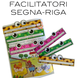 RIGHELLO SEGNA-RIGA PER LETTURA GUIDATA