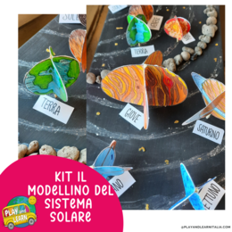 KIT MODELLINO SISTEMA SOLARE PER BAMBINI