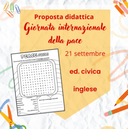 Giornata internazionale della pace - inglese ed educazione civica