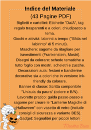 Kit mega Halloween: festoni, maschere, labirinti, disegni da colorare e lavoretti (Infanzia e Primaria)