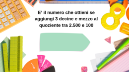 Gioco-Quiz Matematico di fine anno/ Cl.4