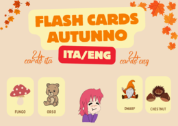 Flash cards Autunno: ita e eng