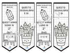 SEGNALIBRO QUEST'ANNO SONO IN 2°