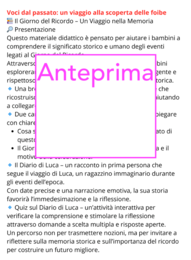 Voci dal passato: un viaggio alla scoperta delle foibe; un percorso di scoperta tra carte e pagine di diario; classi 4-5