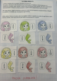 Quaderno di settembre di matematica in classe quarta: accoglienza e ripasso.