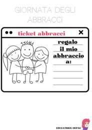 Giornata degli abbracci: schede didattiche