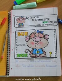 SCI SCE SCIE la scimmietta scienziata pop up