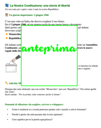 La Costituzione italiana; una storia di libertà