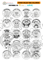 Stickers / Bollini Motivazionali – Halloween