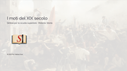 I Moti del XIX Secolo (1820-21 e 1848) – Modulo Didattico Completo (22 Slide + Verifica)