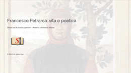 PETRARCA: VITA E POETICA – Lezione Completa (13 Slide + Verifica + Griglia)