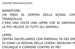 LA FAVOLA - Kit teatrale e didattico completo