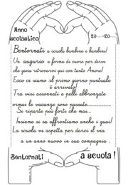 Back to school testo poetico nelle mani a cuore